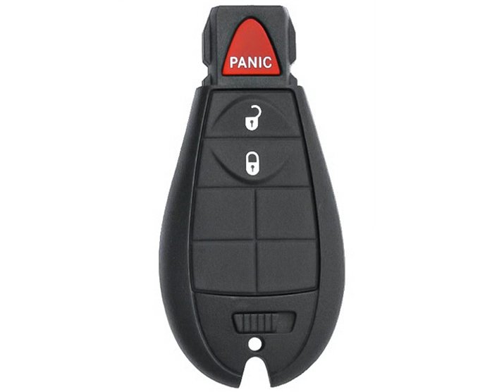 RAM 2013-2022 Fobik Genuine Without Bag Remote Key 3 Buttons 433MHz 56046953AC, 56046953AD, 56046953AE, 56046953AF, 56046953AG, 68508720AA