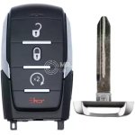 Dodge RAM 1500 2019-2021 Aftermarket Smart Remote Key 4 Buttons 433MHz 68291689AD
