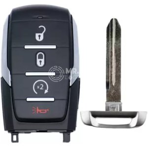 Dodge RAM 1500 2019-2021 Aftermarket Smart Remote Key 4 Buttons 433MHz 68291689AD