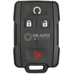 Chevrolet Silverado 2017-2021 Genuine Without Bag Remote Key 3+1 Buttons 433MHz 22881479