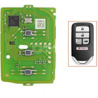 Xhorse XZBT41EN Remote Key Honda 3 Buttons PCB For Crosstour 2013-2015/Redgeline 2017-201 English