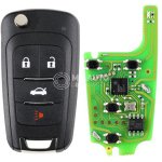 XHORSE XKBU21EN 2ndGeneration Wire Remote Key Buick Flip 4 Buttons English