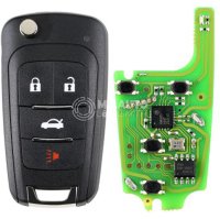 XHORSE XKBU21EN 2ndGeneration Wire Remote Key Buick Flip 4 Buttons English