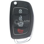 Hyundai Sonata 2015-2017 Aftermarket Flip Remote Key 4 Buttons 433MHz 95430-C1010