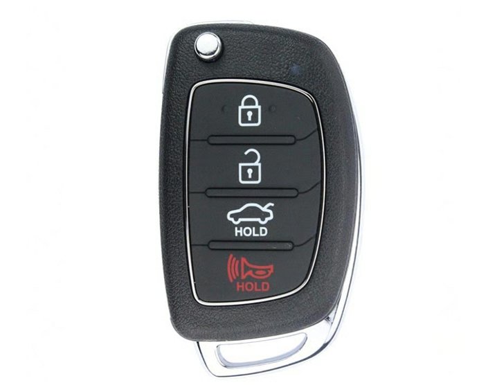 Hyundai Sonata 2015-2017 Aftermarket Flip Remote Key 4 Buttons 433MHz 95430-C1010