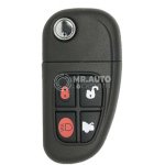 Jaguar 2001-2008 Aftermarket Flip Remote Key 4 Buttons 433MHz ID 4D60